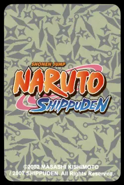 2007 Naruto Shippuden Shonen Jump Kisame Hoshigaki Poker Card #4 - Image 2
