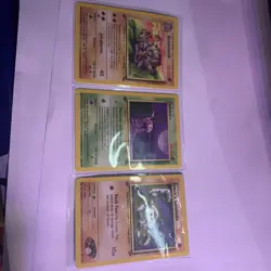 Set Of 3 Pokemon Cards 1st Edition - Image 1