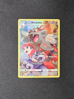 Pokemon TCG Hisuian Arcanine TG08/TG30 Lost Origin Trainer Gallery SWSH Card - Image 1