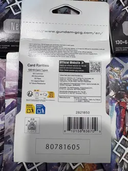 Gundam Card Game Newtype Rising Sleeved Booster Packs Lot of 10 Sealed GD01 - Image 4