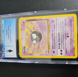 Gastly 76/110 CGC 9 Legendary Collection Pokemon Card Common - Image 1