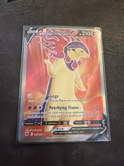 Pokemon Cards Hisuian Typhlosion V Full Art Ultra Rare Holo 169/189 SWSH10 TCG - Image 1