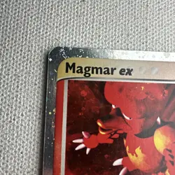 Pokemon Card Magmar EX 100/109 Ruby and Sapphire Holo - Image 2