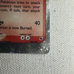 Pokemon Card Magmar EX 100/109 Ruby and Sapphire Holo - Image 4