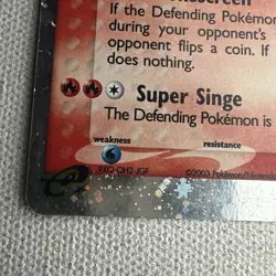 Pokemon Card Magmar EX 100/109 Ruby and Sapphire Holo - Image 5