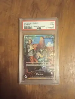 One Piece PSA Shanks OP09-001 PSA Magazine Exclusive Promo Card - Image 1