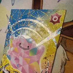 Ditto Cracked Ice Holo Blue Pokedex Card Limited Edition Flash Box Hit Non-TCG - Image 4