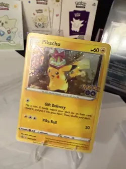 Pokemon Go TCG Pikachu Promo Holo Card 027/078 NM/Mint - Image 1