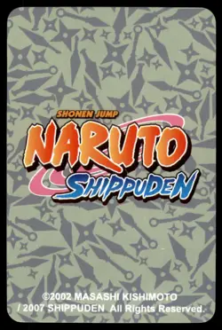 2007 Naruto Shippuden Shonen Jump Kisame Hoshigaki Poker Card #3 - Image 2