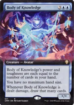 MTG | Body of Knowledge - Extended Art | 631 | (NM/VLP) | Commander Legends - Image 1