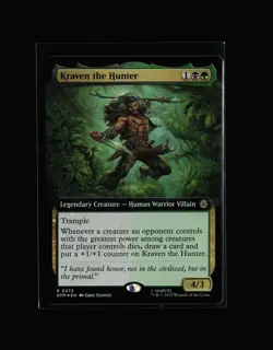 MTG: Kraven the Hunter (Extended Art) #273 R Foil NM Marvel's Spider-Man - Image 1
