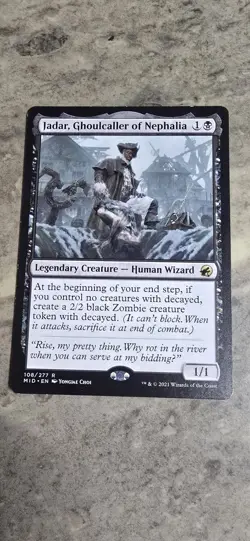 Jadar, Ghoulcaller of Nephalia Innistrad: Midnight Hunt Regular Rare MTG NM - Image 1