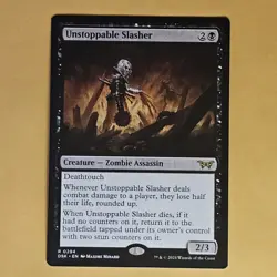Magic MTG: Unstoppable Slasher Duskmourn: House of Horror DSK R #294 - Image 1