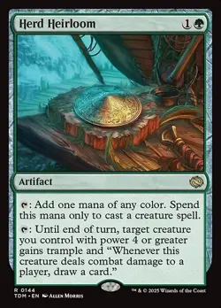 Herd Heirloom 1x MtG Tarkir: Dragonstorm SP/NM - Image 1