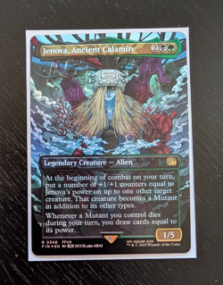 JENOVA, ANCIENT CALAMITY Borderless Foil Rare Final Fantasy Near Mint MTG - Image 1