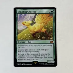 Magic MTG Final Fantasy Traveling Chocobo #210 *NON-FOIL* Mythic Rare - Image 1