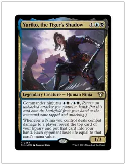 1x Yuriko, the Tiger's Shadow, Magic The Gathering MTG NM - Image 1
