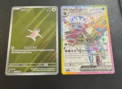Pokemon Slakoth 212/191 And Hydreigon ex 223/191 Sv08: Surging Sparks Holo - Image 1