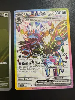 Pokemon Slakoth 212/191 And Hydreigon ex 223/191 Sv08: Surging Sparks Holo - Image 3