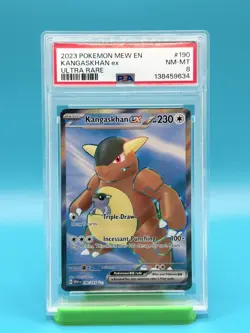 PSA 8 - 2023 Pokemon, MEW EN, Kangaskhan ex, Ultra Rare - Image 1