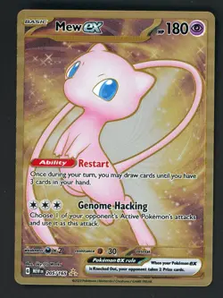 2023 Pokemon MEW EN Gold Metal Ultra Premium Collection #205 Mew ex - Image 1