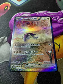 Pokemon Great Tusk ex SIR 246/198 Scarlet&Violet Base Set NM 2023 - Image 1