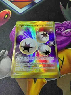 Pokemon Triple Acceleration Energy 234/214 Gold Secret Rare Unbroken Bonds NM... - Image 1