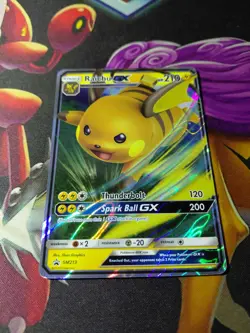 Pokemon Raichu GX SM213 Black Star Promo 2019 NM - Image 1