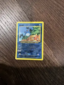 Pokemon Marill Reverse Holo #11/18 Southern Islands Promo, LP Lightly Played - Image 1