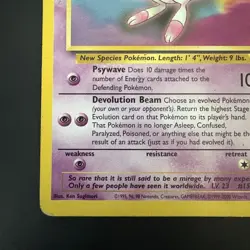 Pokemon Vintage Mew WotC Promo #8 - Image 4
