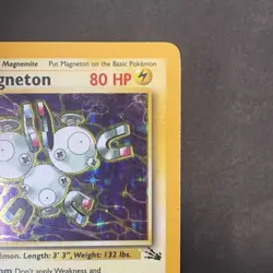 Pokemon Vintage Holo Magneton Fossil 11/62 WotC 1999 - Image 3