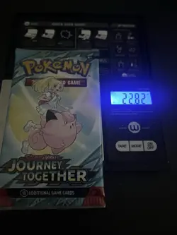 Heavy! Over 22.82 Gram Pokemon Journey Together Booster Pack Sealed - Image 1