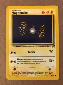 Pokemon Magnemite 60/82 Team Rocket NM-Mint See Pictures - Image 1