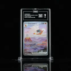 Pokemon Charizard ex 199/165 Sv: Scarlet & Violet 151 Holo - TAG 9 Mint - Image 1
