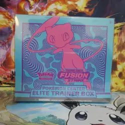 Pokemon Fusion Strike Pokemon Center Elite Trainer Box Sealed with Protector - Image 1