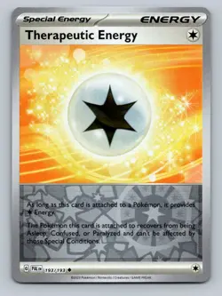 Pokemon Therapeutic Energy SV02 193/193 Near Mint NM Reverse Holo - Image 1