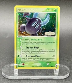 Pinsir 24/92 Stamped Pokemon EX Legend Maker 2006 Reverse Holo Swirl HP/MP - Image 2
