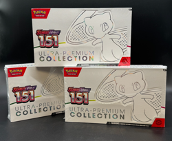 Lot of (3) Pokemon TCG 151 MEW EN Ultra Premium Collection Boxes SEALED - Image 1
