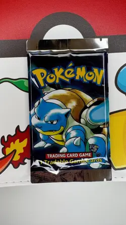 Booster Pack Pokemon 1st Edition Shadowless Base Set - Blastoise Artwork - Deko - Image 1