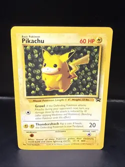 Pokemon TCG Pikachu Wizards Black Star Promos Rare Pokemon BX - Image 1