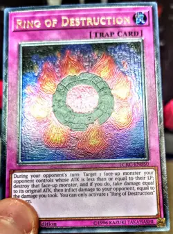 Yu-Gi-Oh! Ultimate Rare Style Ring Of Destruction - Image 3