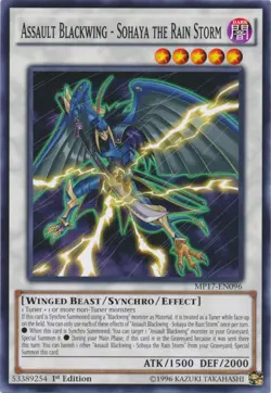 Yugioh! Assault Blackwing - Sohaya the Rain Storm - MP17-EN096 - Common - 1st Ed - Image 1
