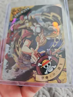 Monkey D Luffy - One Piece Trading Card - OP01-SSR01 Holo Foil - Image 2