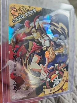 Monkey D Luffy - One Piece Trading Card - OP01-SSR01 Holo Foil - Image 3