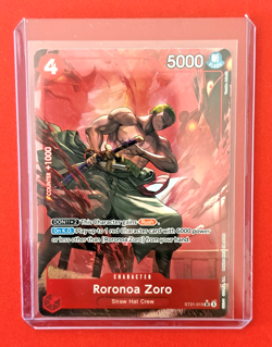 Roronoa Zoro (Alt Art) SR One Piece Starter Deck EX Gear 5 ST21-015 - Image 1