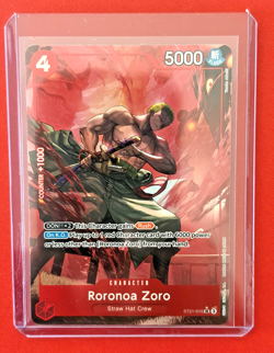 Roronoa Zoro (Alt Art) SR One Piece Starter Deck EX Gear 5 ST21-015 - Image 2