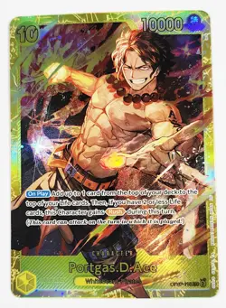 Portgas D Ace OP07-119 SEC ENGLISH 500 Years ITF GOLD FOIL ONE PIECE PRB-02 🔥 3 - Image 1