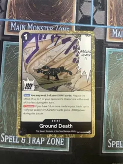 Ground Death Foil OP14-096 The Azure Sea's Seven One Piece - Image 1