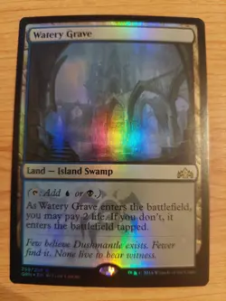 Watery Grave - 259/259 (Guilds of Ravnica) - Near Mint NM - Rare - Foil - Image 1