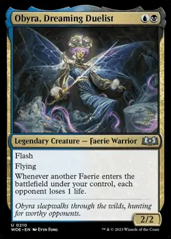 x4 Obyra, Dreaming Duelist U MTG Wilds of Eldraine M/NM, English - Image 1